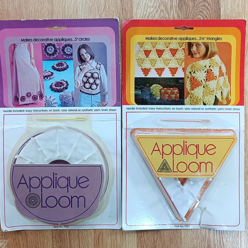 New in Original Packaging  - 2 Applique Yarn Looms